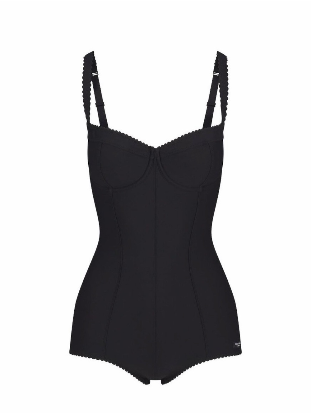Dolce & Gabbana x Skims Black Sculpting Underwire Bodysuit